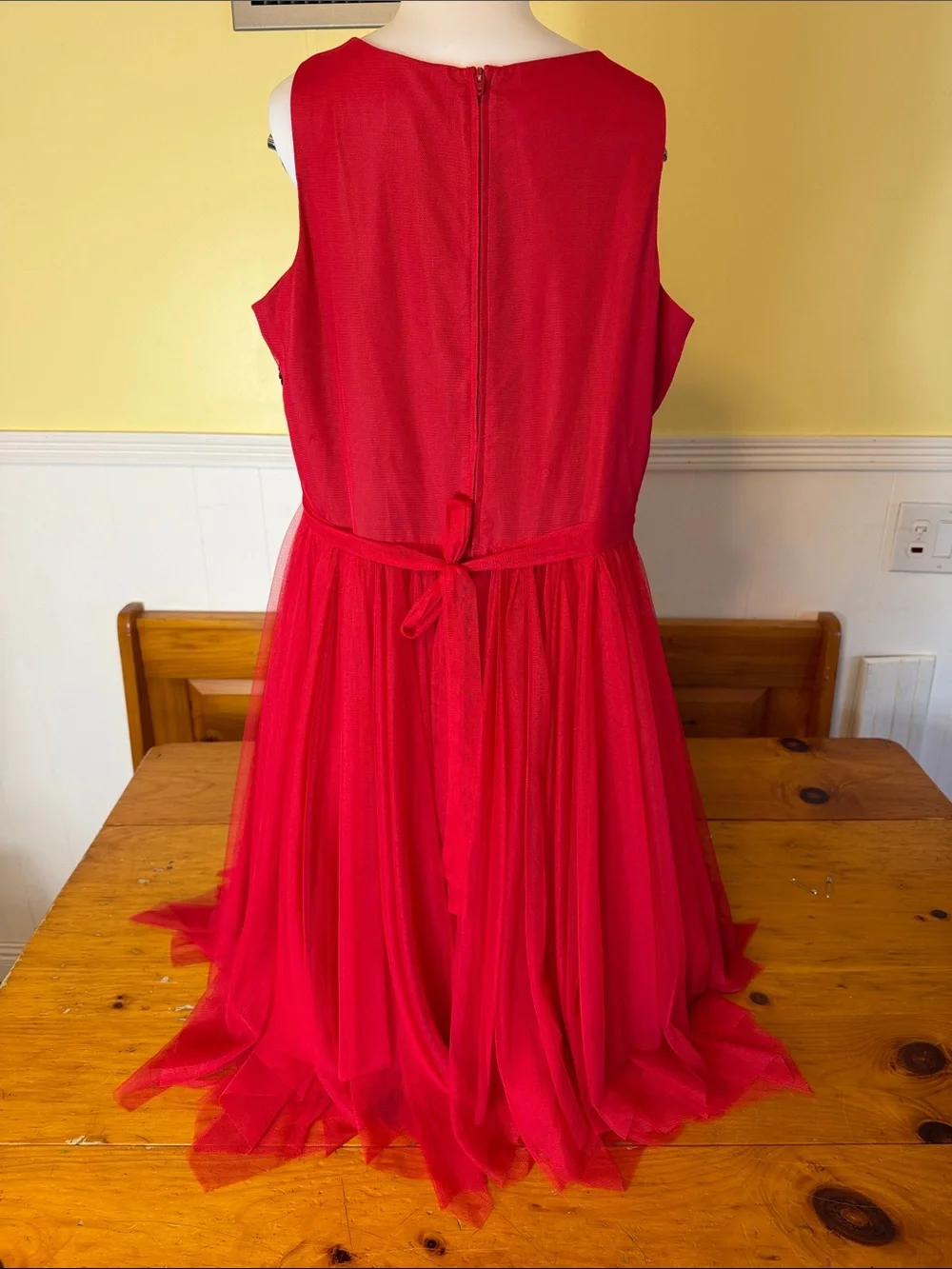 Justice Red Sequin & Tulle Party Dress for Girls